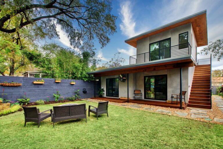 Custom Home Projects 13 Rabb Glen Custom Home Backyard Exterior